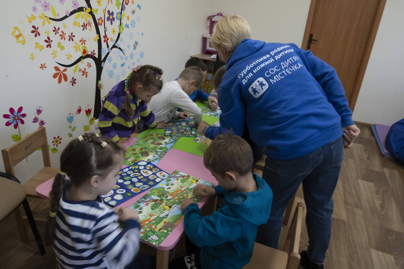 Espacio Amigable para niños de la ONG Aldeas Infantiles SOS