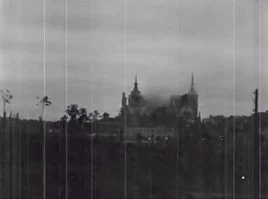 Imágenes inéditas de la voladura del Alcázar de Toledo en la Guerra Civil