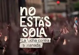 Portada del documental 'No estás sola: La lucha contra La Manada'.