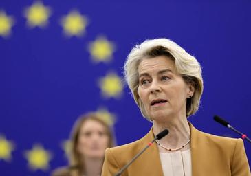 Von der Leyen anuncia que propondrá la apertura de una oficina de Defensa europea en Kiev