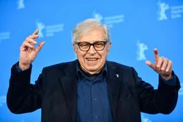 Paolo Taviani, durante el Festival de cine de Berlín en 2022.