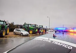 Protestas del sector agrícola en Miranda de Ebro (Burgos)