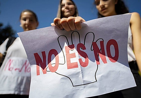 Manifestación por un ataque sexual a una mujer.