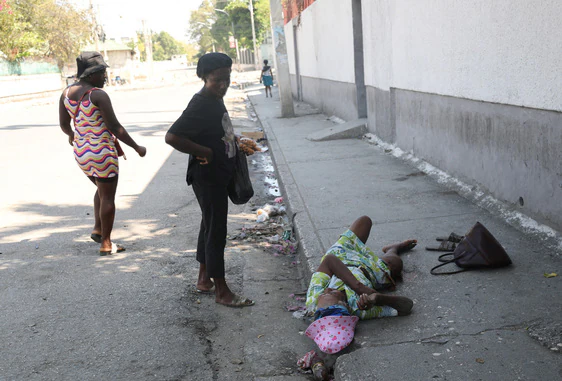 La muerte llenas las calles de Puerto Príncipe.