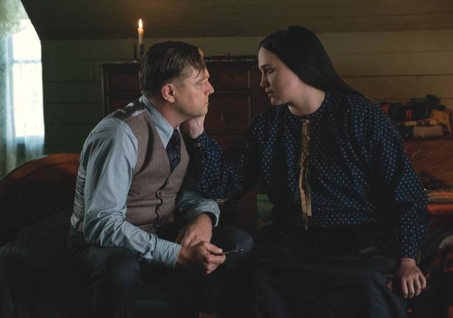 Leonardo DiCaprio y Lily Gladstone en 'Los asesinos de la luna'.