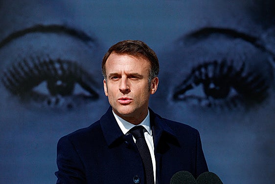 Emmanuel Macron, presidente de Francia.