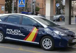 Un coche de la Policía.