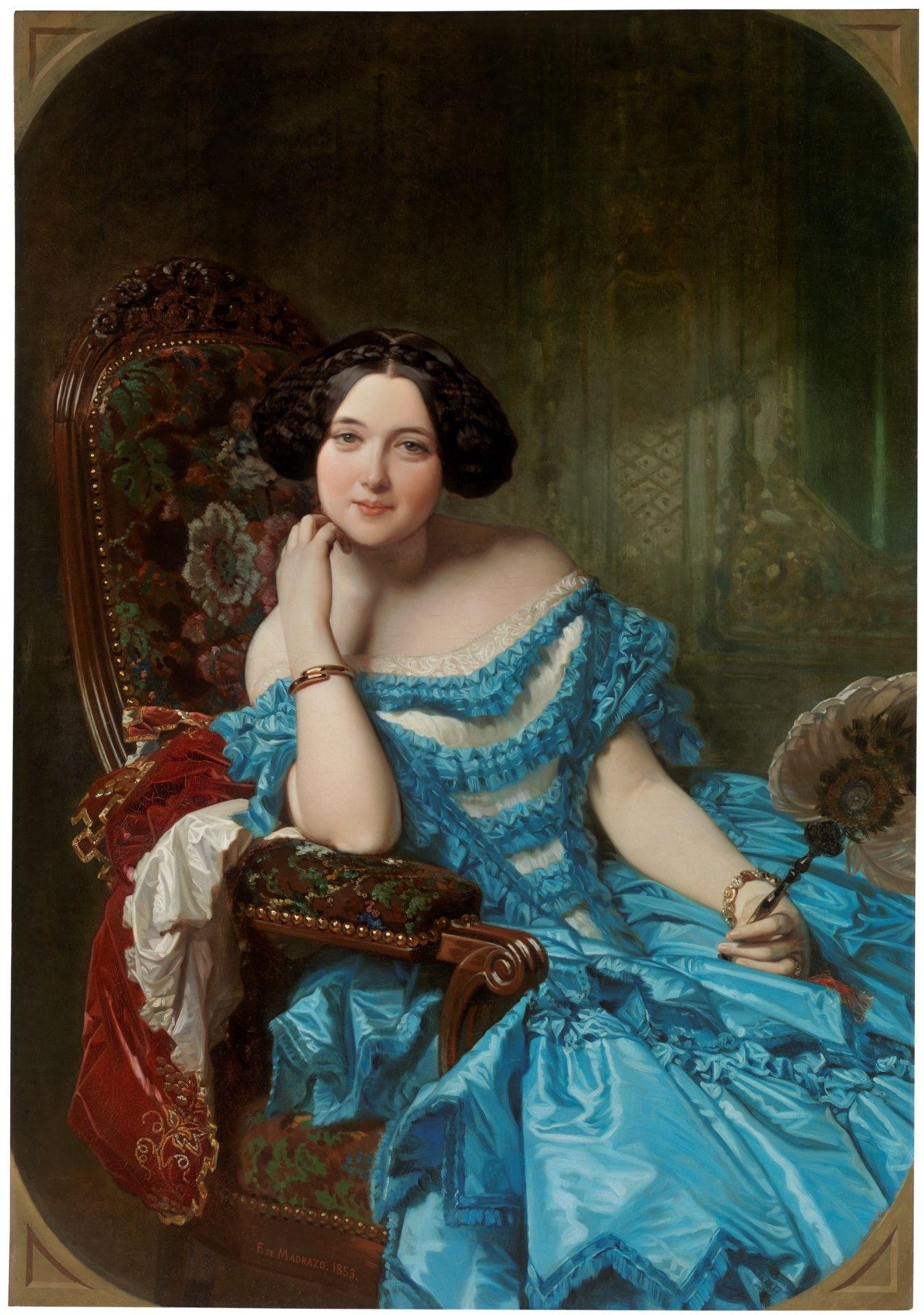 Amalia de Llano y Dotres, condesa de Vilches, de Federico de Madrazo. Estará del 4 de noviembre al 1 de diciembre en San Telmo Museoa, en San Sebastián