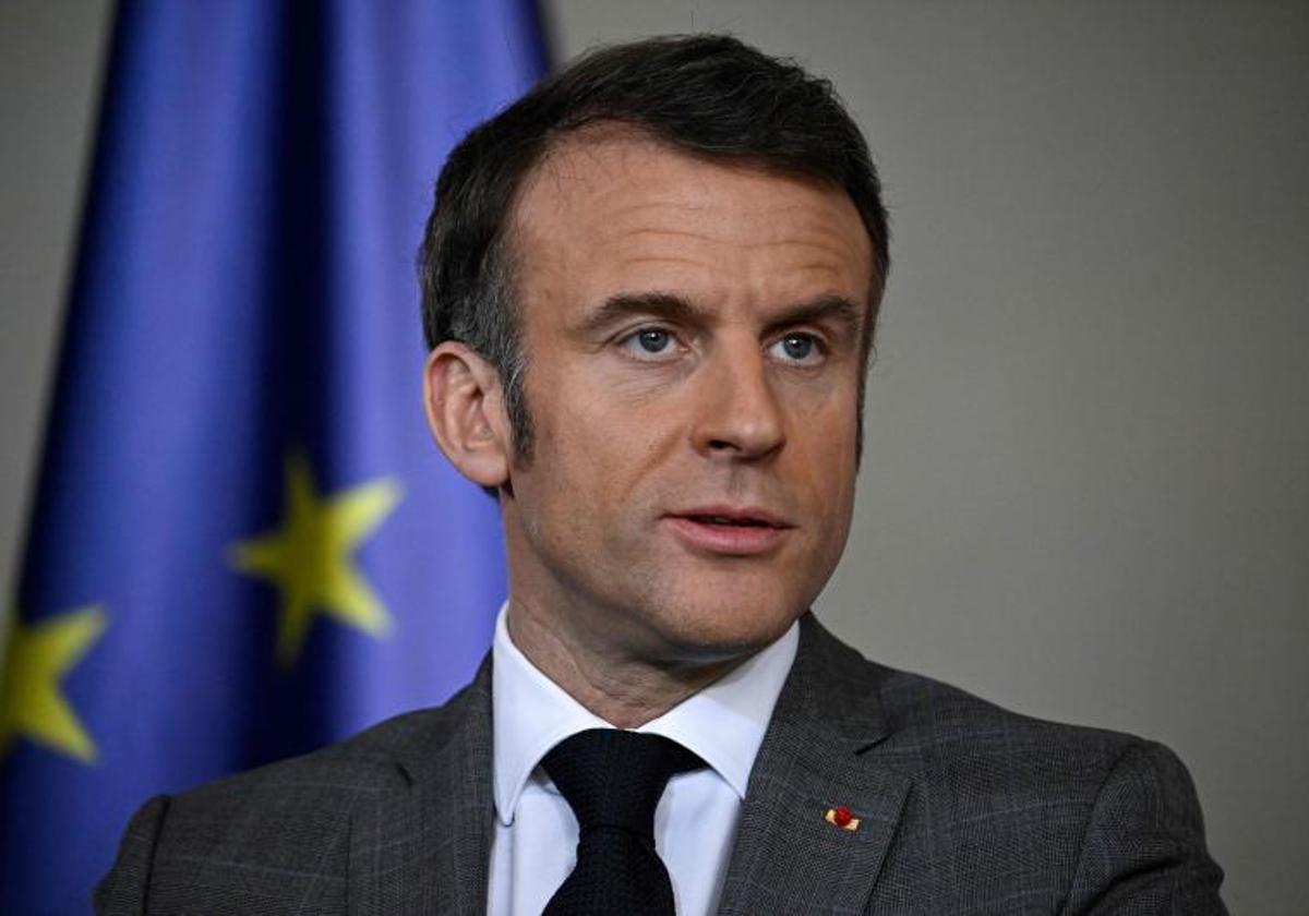 El presidente francés, Emmanuel Macron.