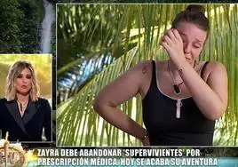 Zayra Gutiérrez abandona 'Supervivientes' por razones médicas.
