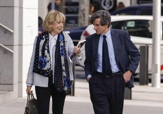 Esperanza Aguirre testifica en el juicio por irregularidades en contratos del fallido Campus de la Justicia de Madrid