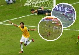 España-Brasil: Del grotesco error de Cardeñosa al brillo de Neymar