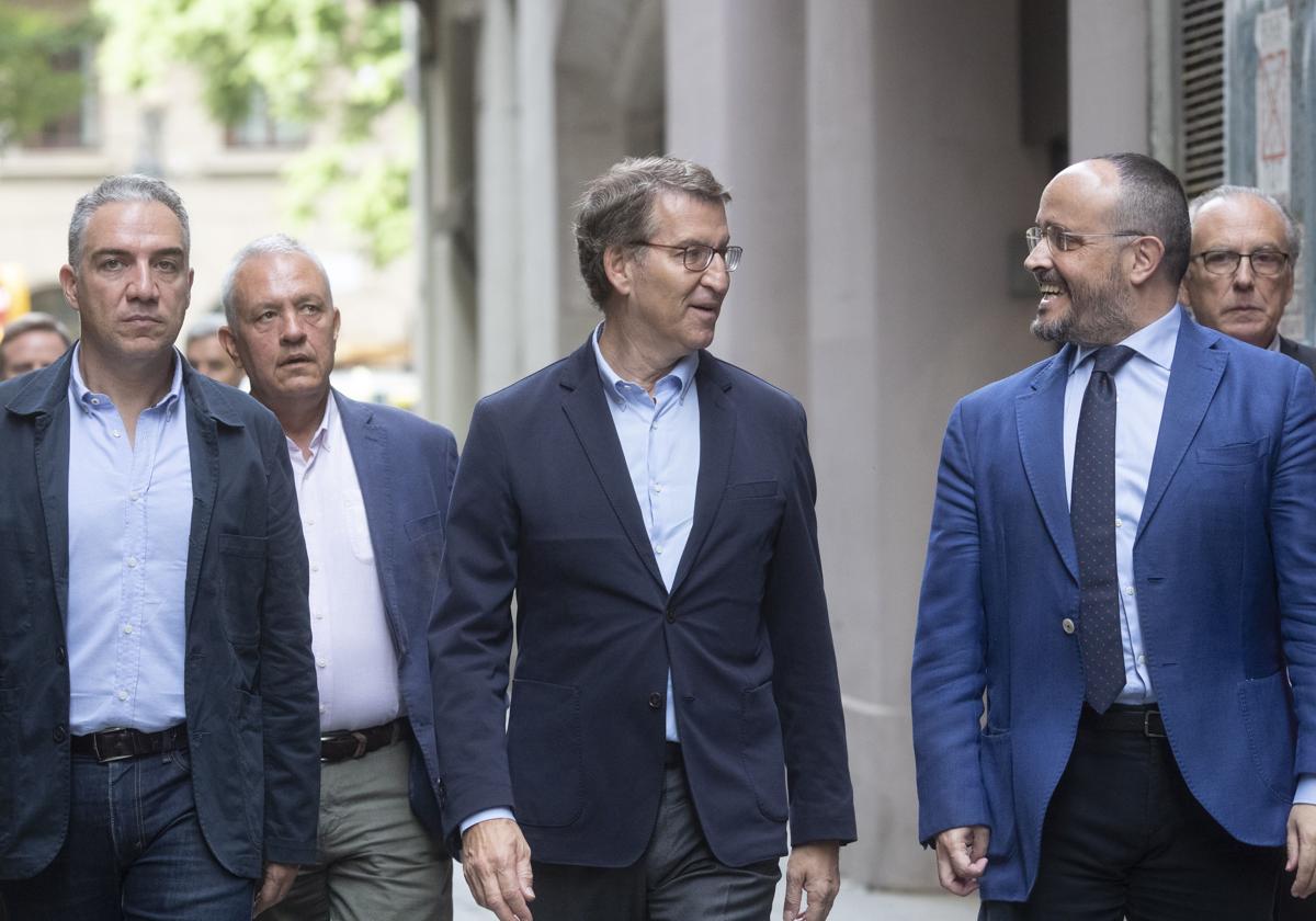 Feijóo se reúne con Alejandro Fernández sin despejar si será el candidato