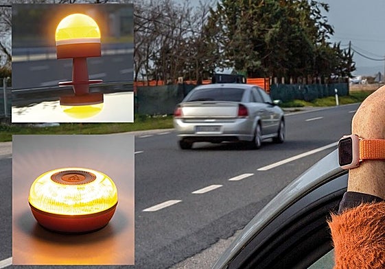 Las balizas reflectantes son uno de los elementos obligatorios