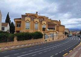 Calle de La Zubia donde se ha producido la detención un hombre acusado de yihadismo.