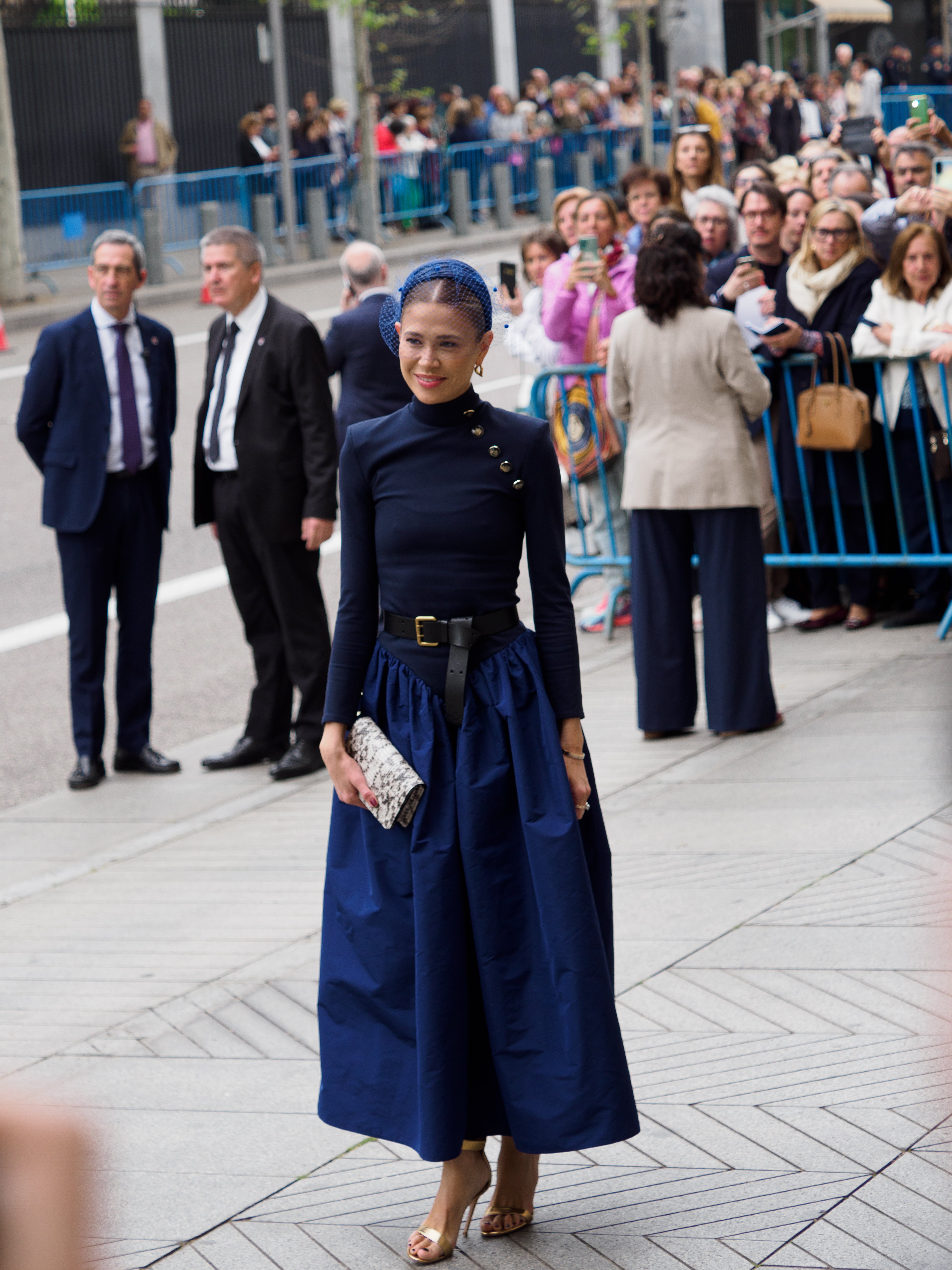 Carla Pereyra, mujer de Diego 'Cholo' Simeone, entrenador del Atlético de Madrid, ha sido una de las invitadas más elegantes.