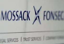 Logotipo de Mossack Fonseca en la web del bufete de abogados de Panamá
