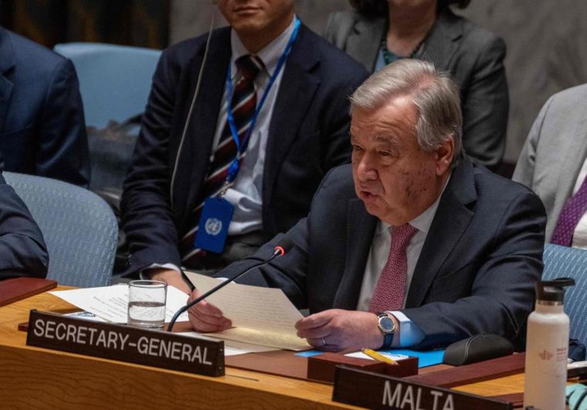 Guterres: «Es hora de retroceder del abismo»