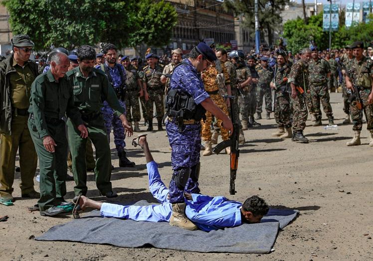 Ejecución en plena calle en Yemen,