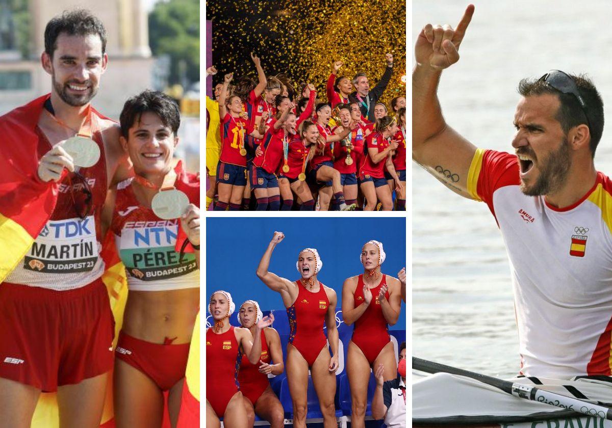 Álvaro Martín y María Pérez en marcha, las selecciones de fútbol y waterpolo femenino, y Saúl Craviotto son algunas de las bazas españolas en París.