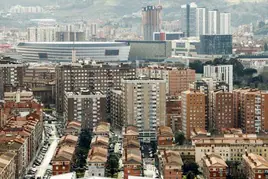 Edificios en Bilbao.