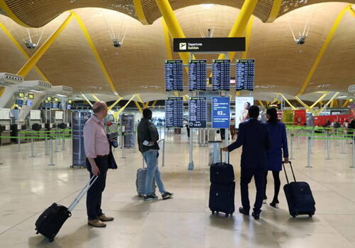 Aeropuerto de Madrid.