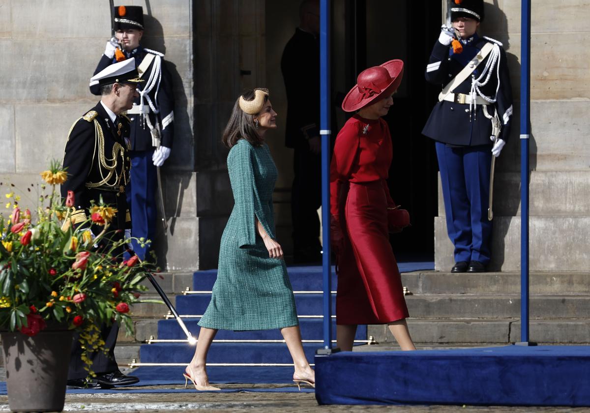 La reina Máxima de los Países Bajos y la reina de España, Letizia