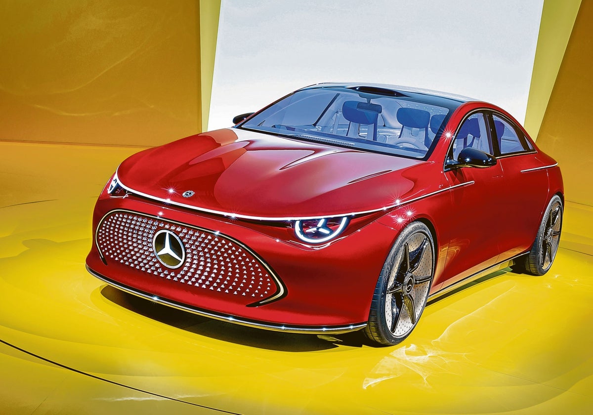 El 'concept car' Clase CLA, en el Salón del Automóvil de Múnich.