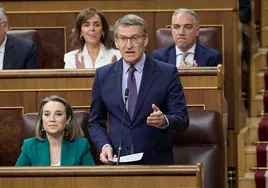 Feijóo acusa a Sánchez de «victimizarse» e intentar «polarizar» la campaña catalana