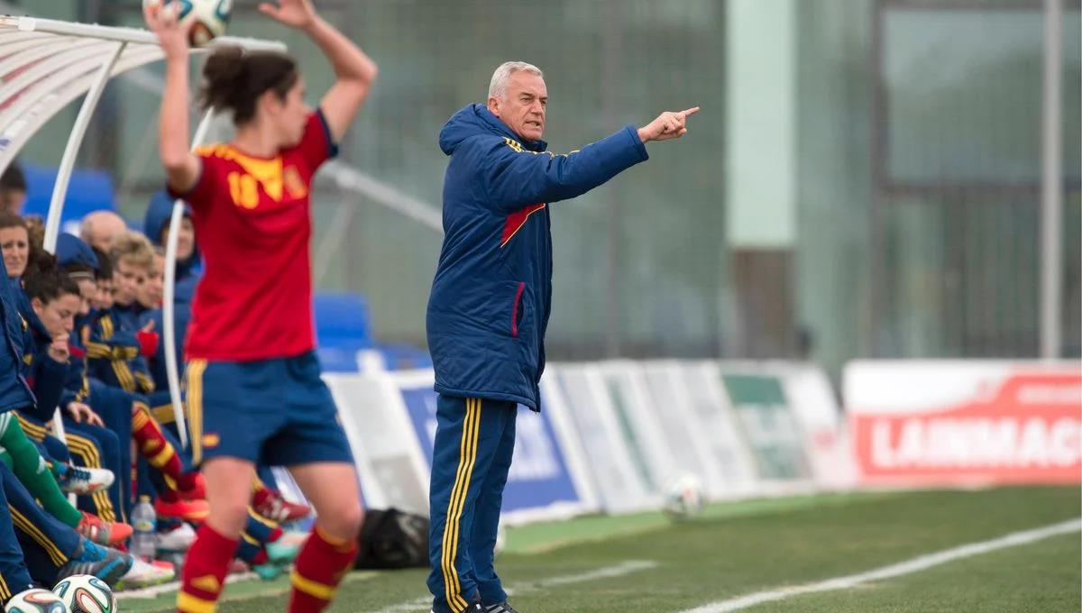 Ignacio Quereda, seleccionador nacional de fútbol femenino durante casi 27 años.