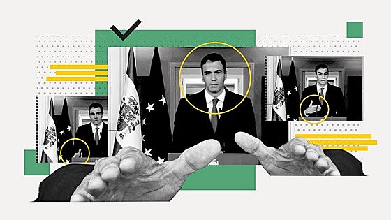 ¿Qué esconden los gestos de Pedro Sánchez en su discurso?