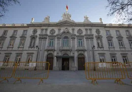 Exterior del Tribunal Supremo de Justicia de España.