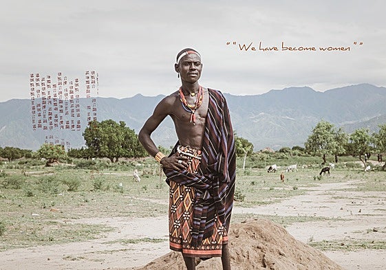 Fotografía de la exposición 'El arte de desaparecer'.