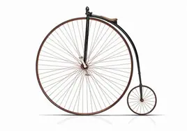 Las primeras bicicletas tenían una gran rueda delantera