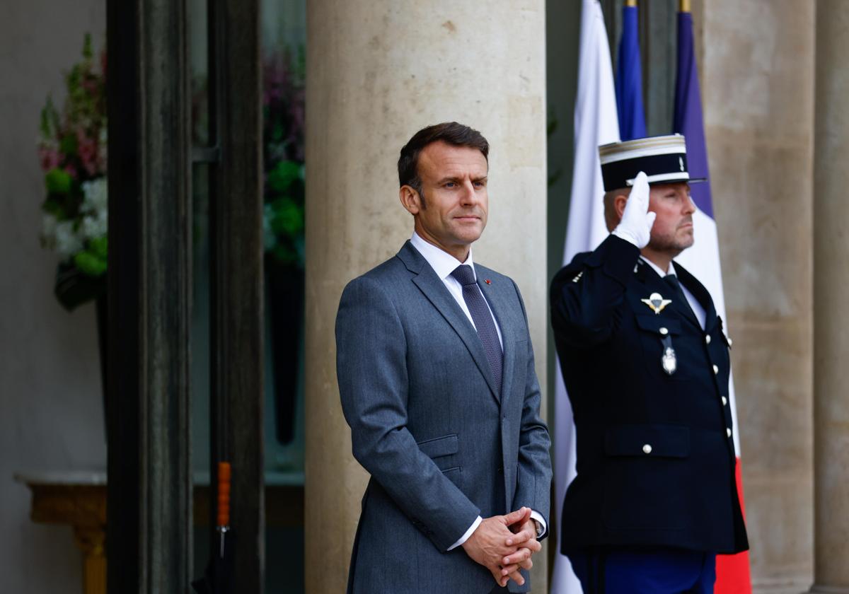 Macron se prepara para recibir este jueves al primer ministro japonés, Fumio Kishida, en el Palacio del Elíseo.