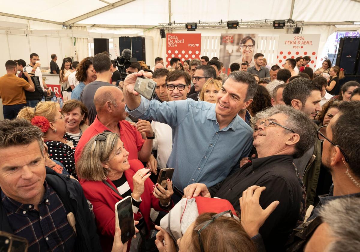 Pedro Sánchez, este miércoles en Barcelona.