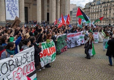 Estudiantes propalestinos en Francia: «Vamos a seguir siendo portavoces de la paz»