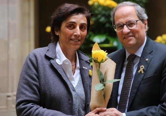 Carola Miró y Quim Torra