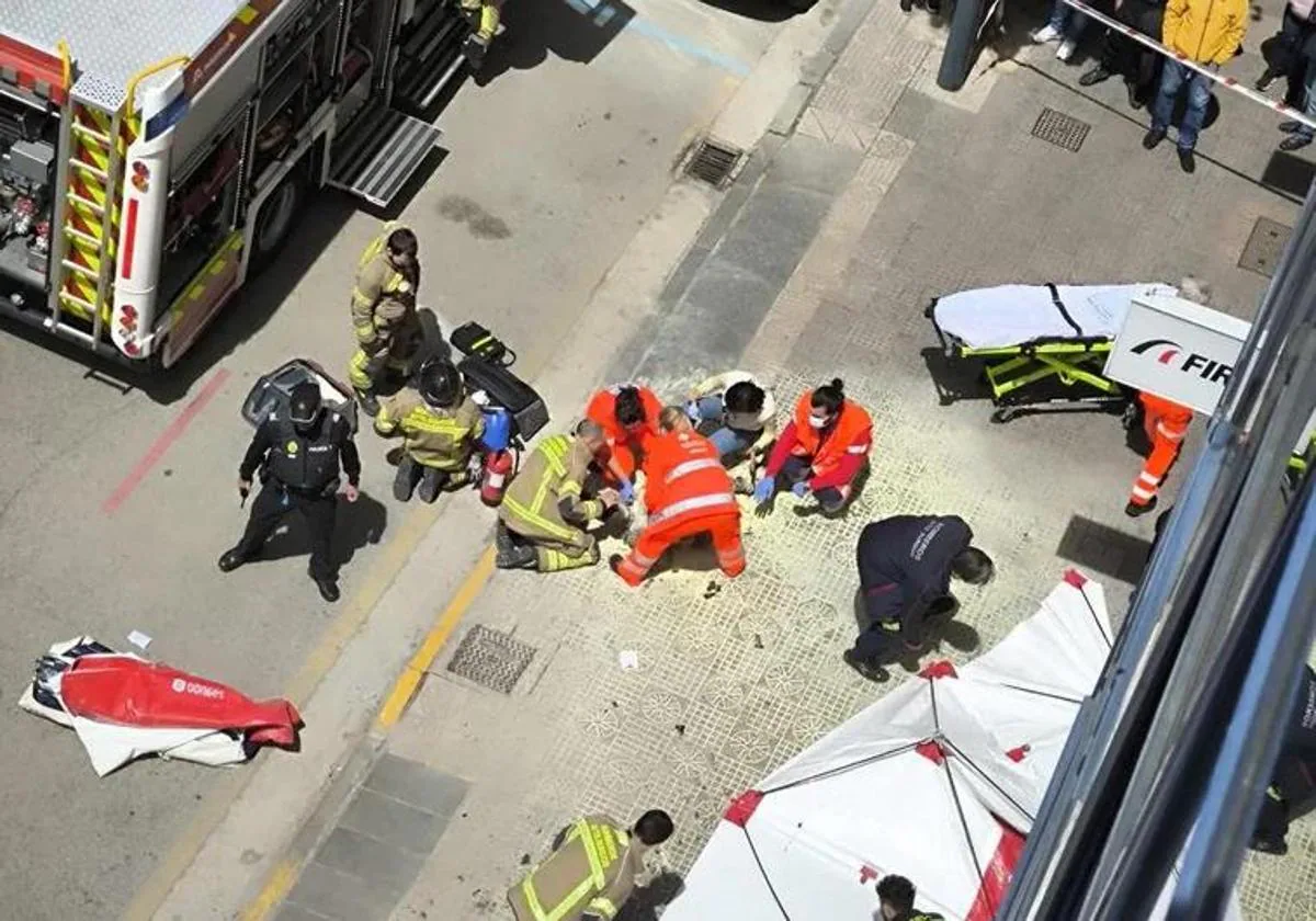 Un hombre se quema a lo bonzo en plena calle en Burgos