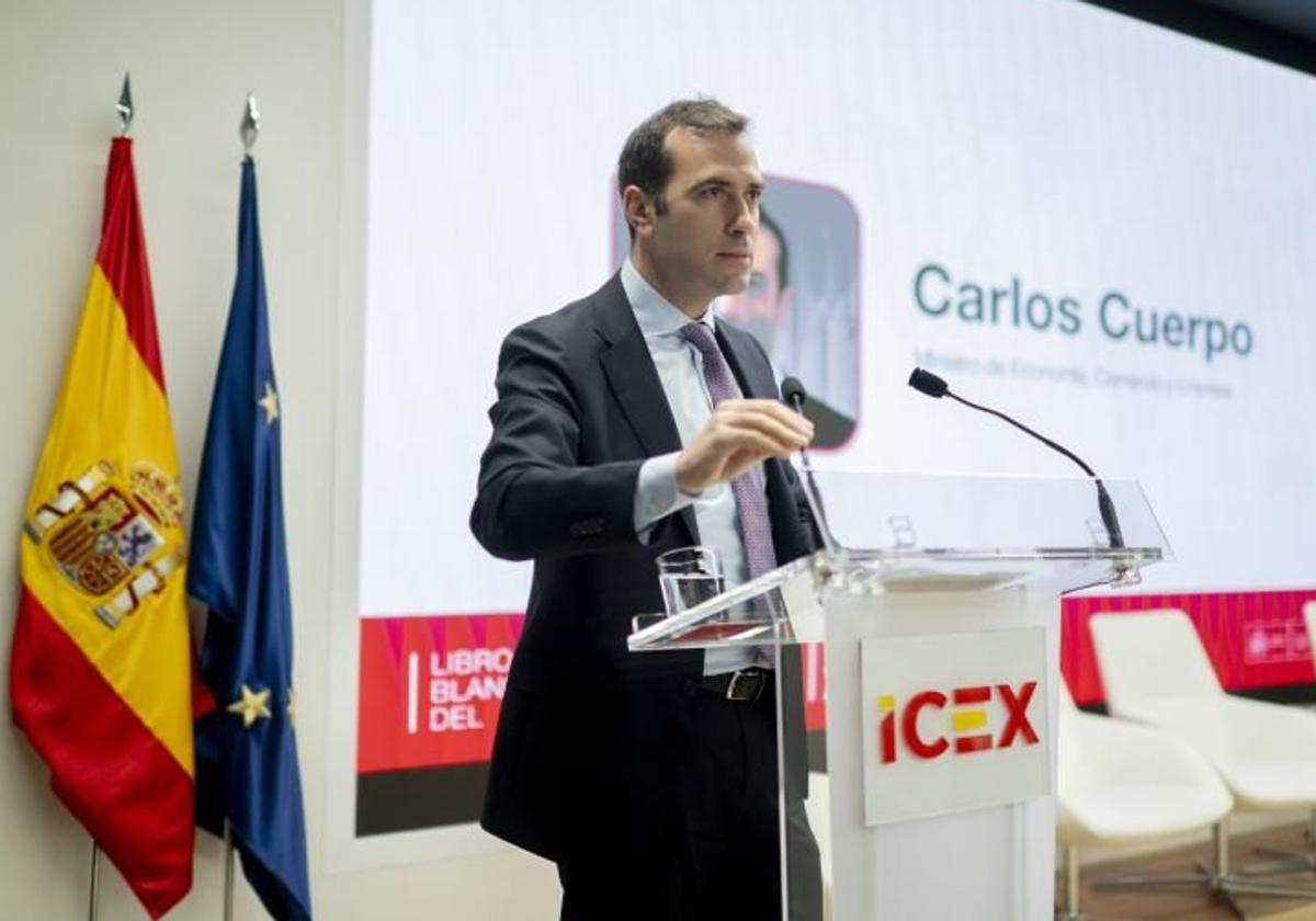 El ministro de Economía, Carlos Cuerpo.