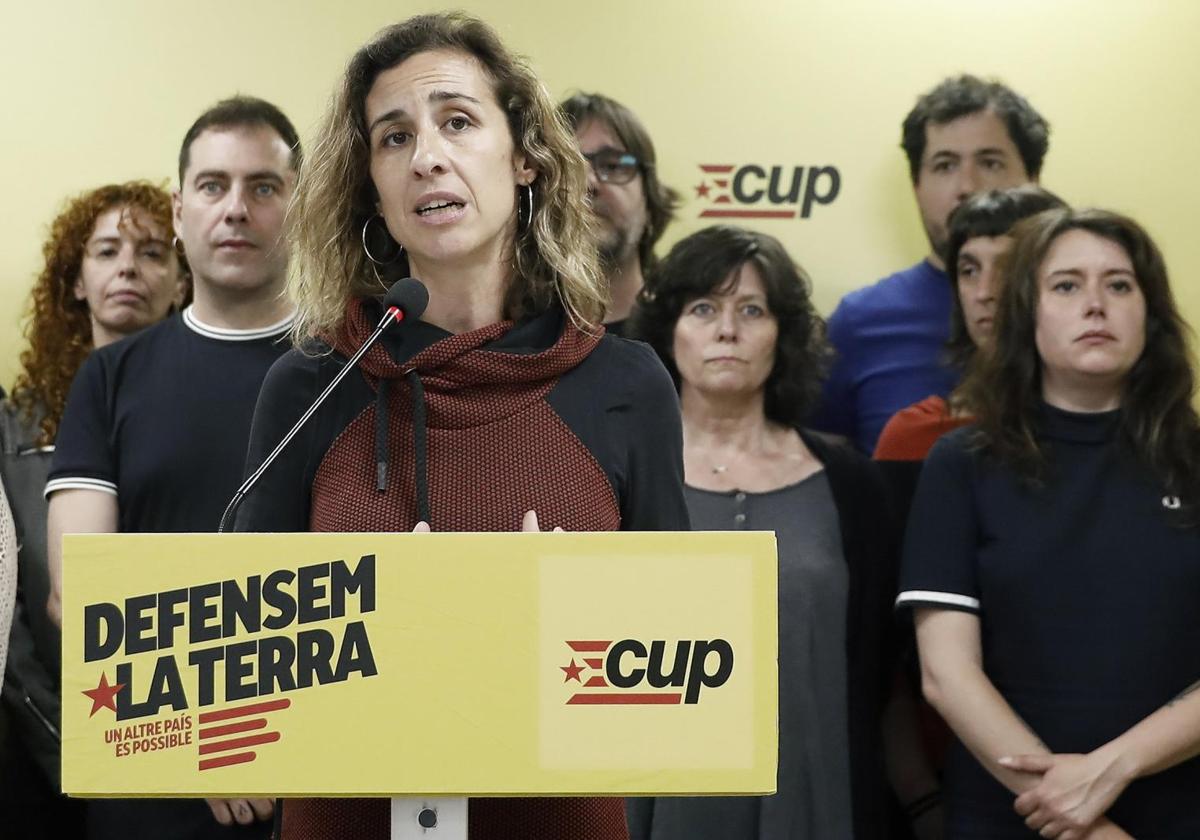 La candidata de la CUP a la Generalitat, Laia Estrada