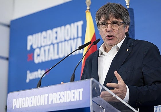 Puigdemont se presentará a la investidura y exige a Sánchez que le deje gobernar