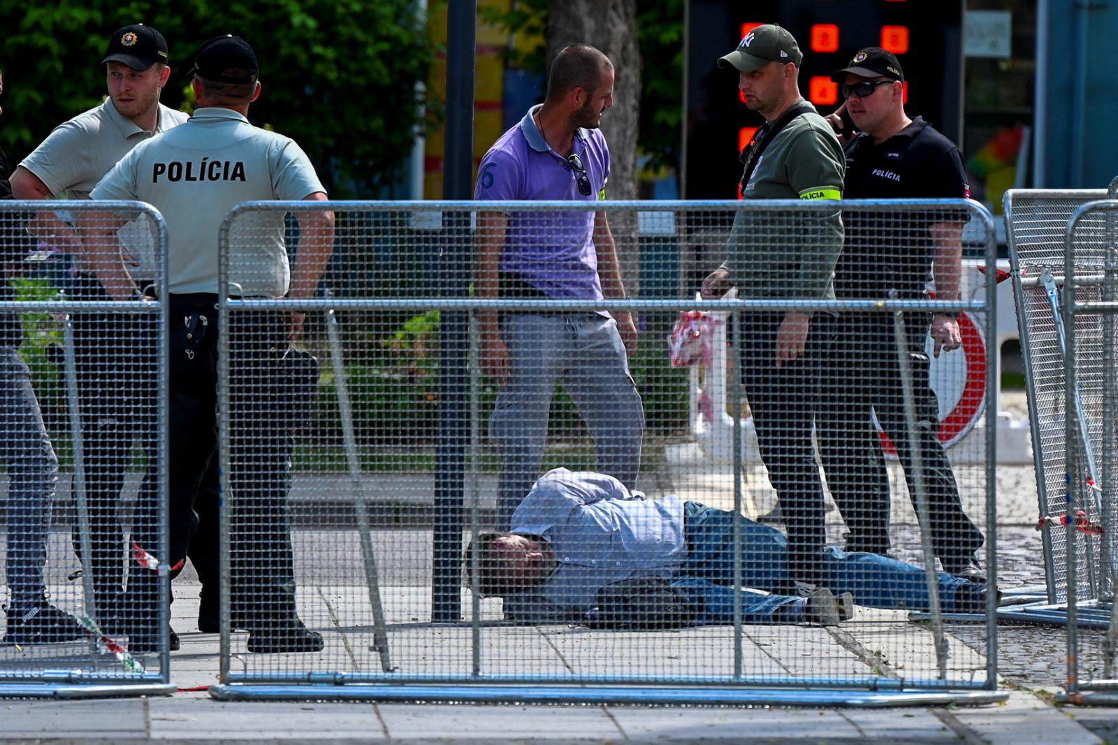 La Policía redujo a Juraj Cintula, el autor de los disparos.