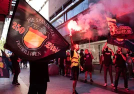 Grupos neonazis desfilaron en 2021 por Chueca en un acto LGTBIfóbico.
