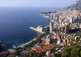 Vista del Principado de Mónaco.