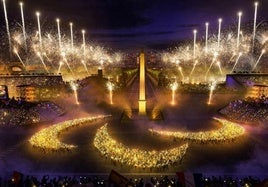 Visualización de la ceremonia de apertura de los Juegos Paralímpicos en París