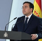 El ministro de Asuntos Exteriores, Unión Europea y Cooperación, José Manuel Albares, este domingo