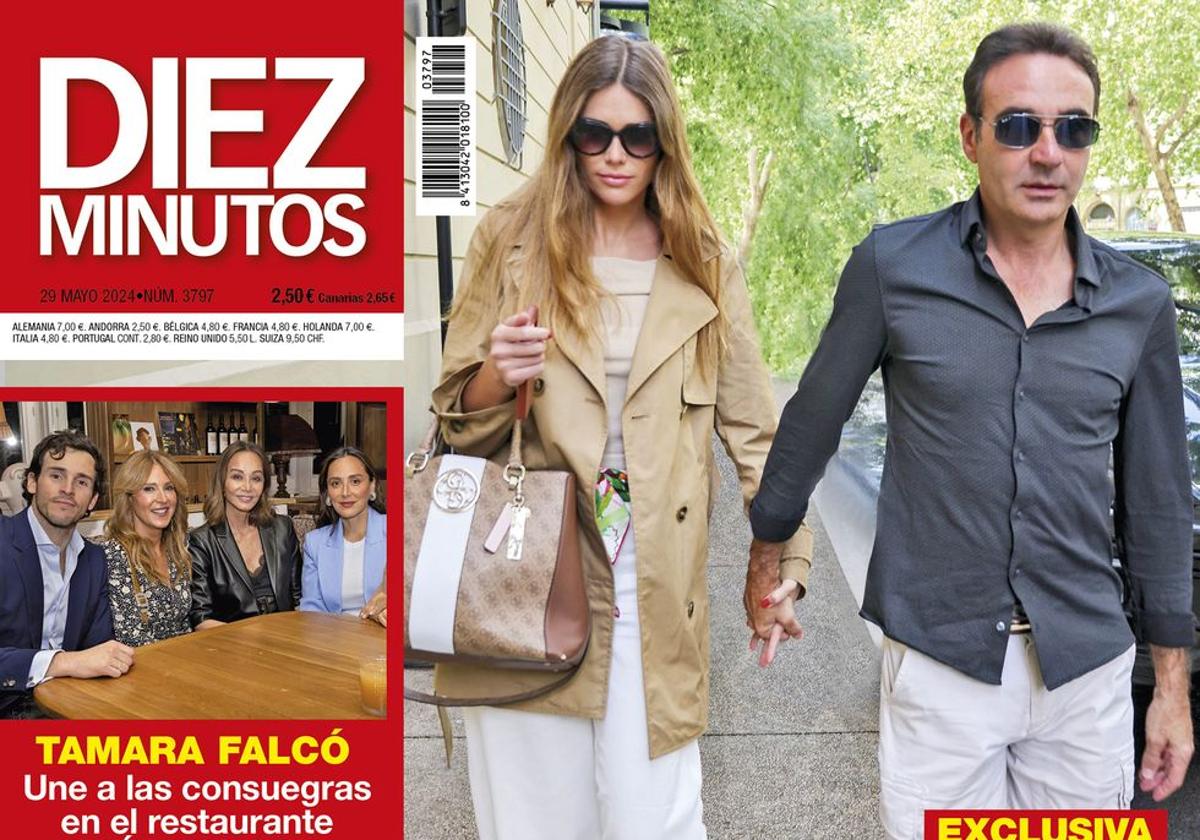 Enrique Ponce y Ana Soria, en la portada de Diez Minutos.