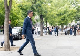 El presidente del Gobierno, Pedro Sánchez.