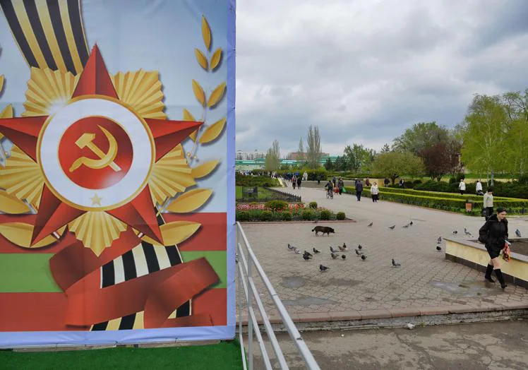 Transnistria remains anchored in the Soviet Union.